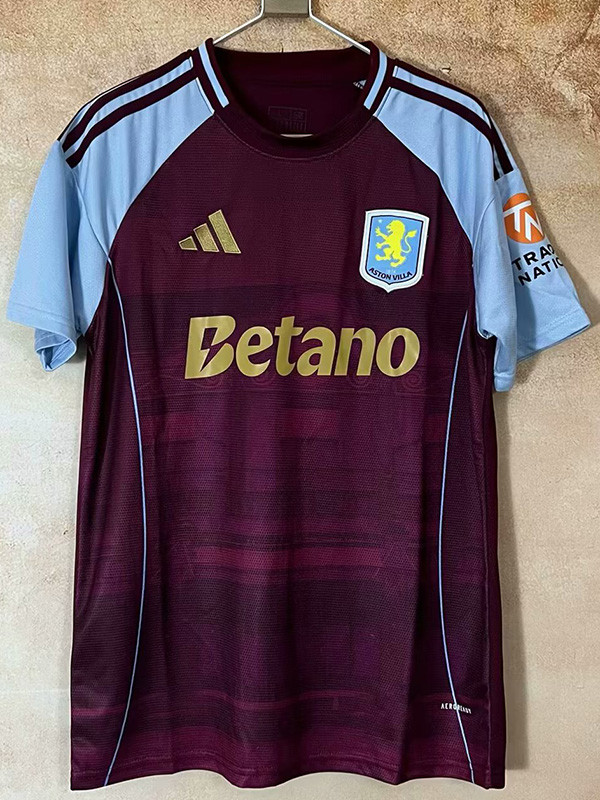 25-26 Aston Villa Red Special Edition Fans Soccer Jersey