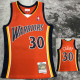 2010 WARRIORS CURRY #30 Orange Retro Top Quality Hot Pressing NBA Jersey
