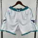 Hornets White City Edition Top Quality NBA Pants