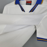 1996-1997 Italy Away White Retro Soccer Jersey