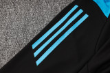 24-25 Argentina Black Half Pull Tracksuit (半拉链)