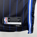 22-23 Magic WAGNER #22 Black Away Top Quality Hot Pressing NBA Jersey（黑色条纹）