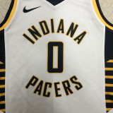 22-23 Indiana Pacers POYTHRESS #0 White Top Quality Hot Pressing NBA Jersey
