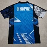 24-25 Napoli Blue Black Training Shirts