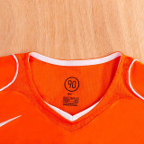 2004 Netherlands Home Retro Soccer Jersey