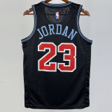 2019 BULLS JORDAN #23 Black City Edition Top Quality Hot Pressing NBA Retro Jersey