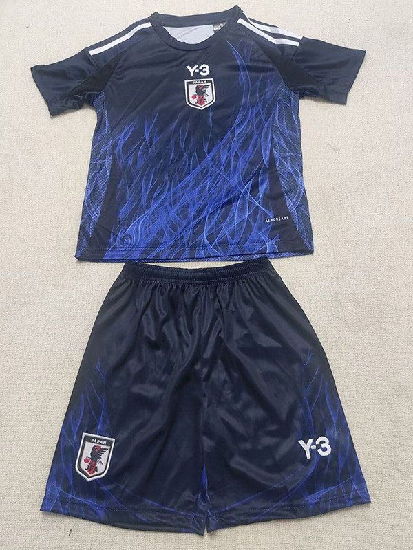 24-25 Japan Y-3 Home Kids Soccer Jersey