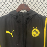 24-25 Dortmund Black Windbreaker
