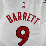 22-23 Raptors BARRETT #9 White Top Quality Hot Pressing NBA Jersey