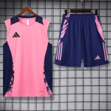 2024 AD Pink Tank top and shorts suit
