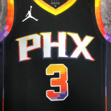 22-23 SUNS PAUL #3 Black Top Quality Hot Pressing NBA Jersey (Trapeze Edition)