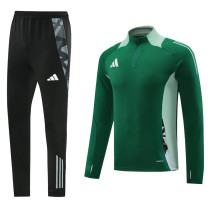 2024 AD Green Half Pull Tracksuit #AB07 (半拉链)