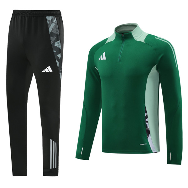 2024 AD Green Half Pull Tracksuit #AB07 (半拉链)