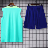 24-25 Brazil Light Green Tank top and shorts suit