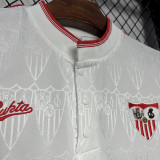 1991-1992 Sevilla Home Retro Soccer Jersey