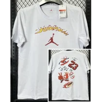 T266 Jordan White High Quality Casual T-Shirt