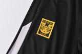 24-25 Tigres UANL Black White Half Pull Tracksuit (半拉链)