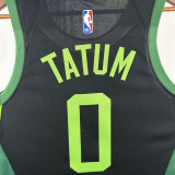 24-25 CELTICS TATUM #0 Black City Edition Top Quality Hot Pressing NBA Jersey