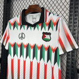 Palestina FC Red White Retro Soccer Jersey