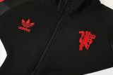 24-25 Man Utd Black Jacket Tracksuit #06