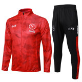 24-25 Napoli Red Jacket Tracksuit #A812(喷墨)