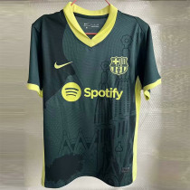 24-25 BAR Black Green Special Edition Fans Training Shirts