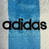 1994 Argentina Home Retro Soccer Jersey (钢印纹）