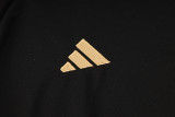 24-25 Argentina Black Half Pull Tracksuit (半拉链)