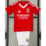 24-25 Benfica Home Kids Soccer Jersey