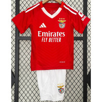 24-25 Benfica Home Kids Soccer Jersey