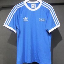 2024 Italy Blue Casual Retro Edition T-Shirts (High Quality)