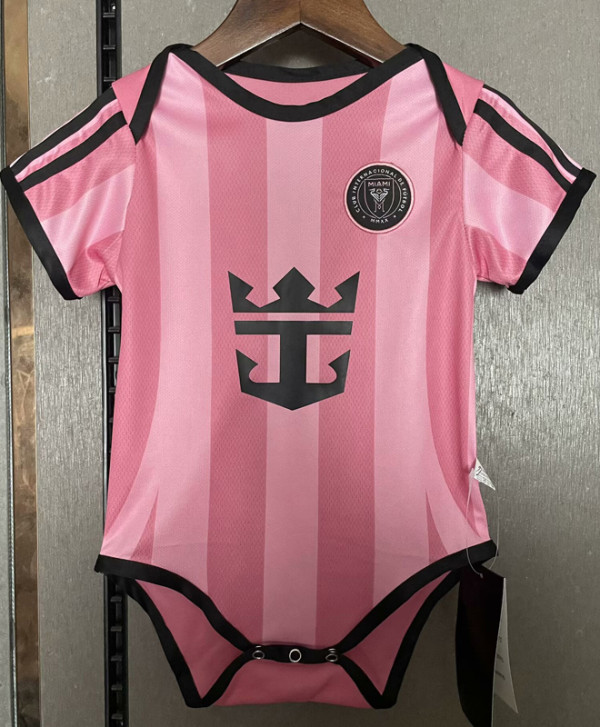 25-26 Inter Miami Home Baby Infant Crawl Suit