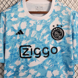 2023 AJax Blue White Training shirts