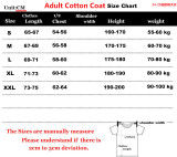 24-25 Marseille Black Hooded Cotton Coat #棉衣