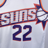23-24 SUNS AYTON #22 White Top Quality Hot Pressing NBA Jersey