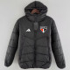 24-25 Sao Paulo Black Hooded Cotton Coat #棉衣