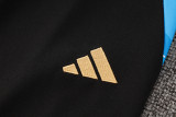 24-25 Argentina Black Half Pull Tracksuit (半拉链)