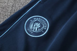 25-26 Man City Royal blue Polo Tracksuit