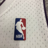 2009-10 LAKERS BRYANT #24 White Retro Top Quality Hot Pressing NBA Jersey(V领)