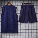 25-26 BAR Royal blue Tank top and shorts suit
