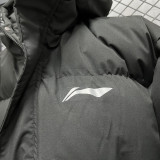 24-25 MF6 LN Black Hooded Cotton Coat #棉衣