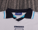 1996 England Home Kids Retro Soccer Jersey