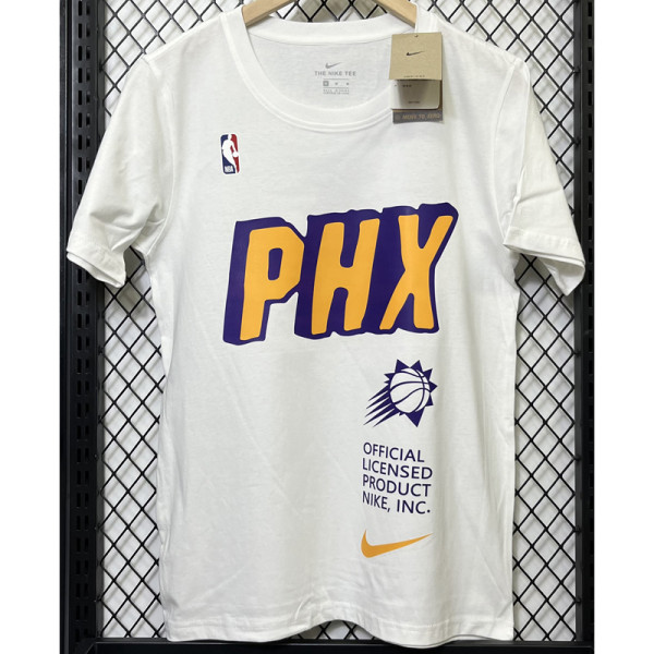 T110 SUNS PHX White High Quality Casual T-Shirt