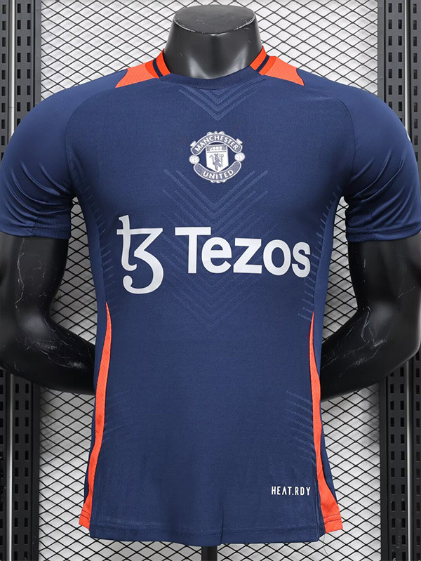 24-25 Man Utd Blue Player Version Training shirts