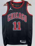 22-23 BULLS DEROZAN #11 Black Top Quality Hot Pressing NBA Jersey (Trapeze Edition) 飞人版