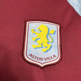 24-25 Aston Villa Home Fans Soccer Jersey
