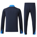 24-25 CHE Dark blue Half Pull Tracksuit (半拉链)