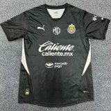 24-25 Chivas Black Goalkeeper Soccer Jersey