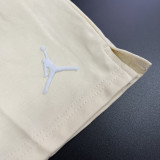 M006 Jordan Beige Pure Cotton Fabric Casual Short Pants