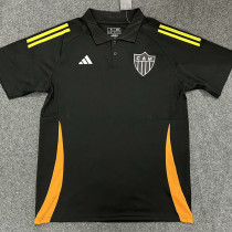 25-26 Atletico Mineiro Black Polo Short Sleeve